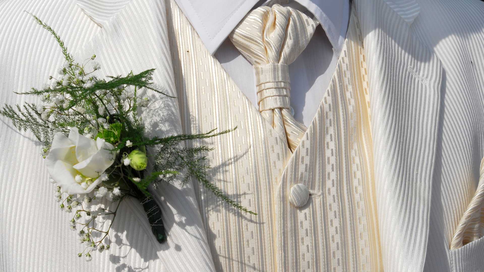 costume mariage blanc