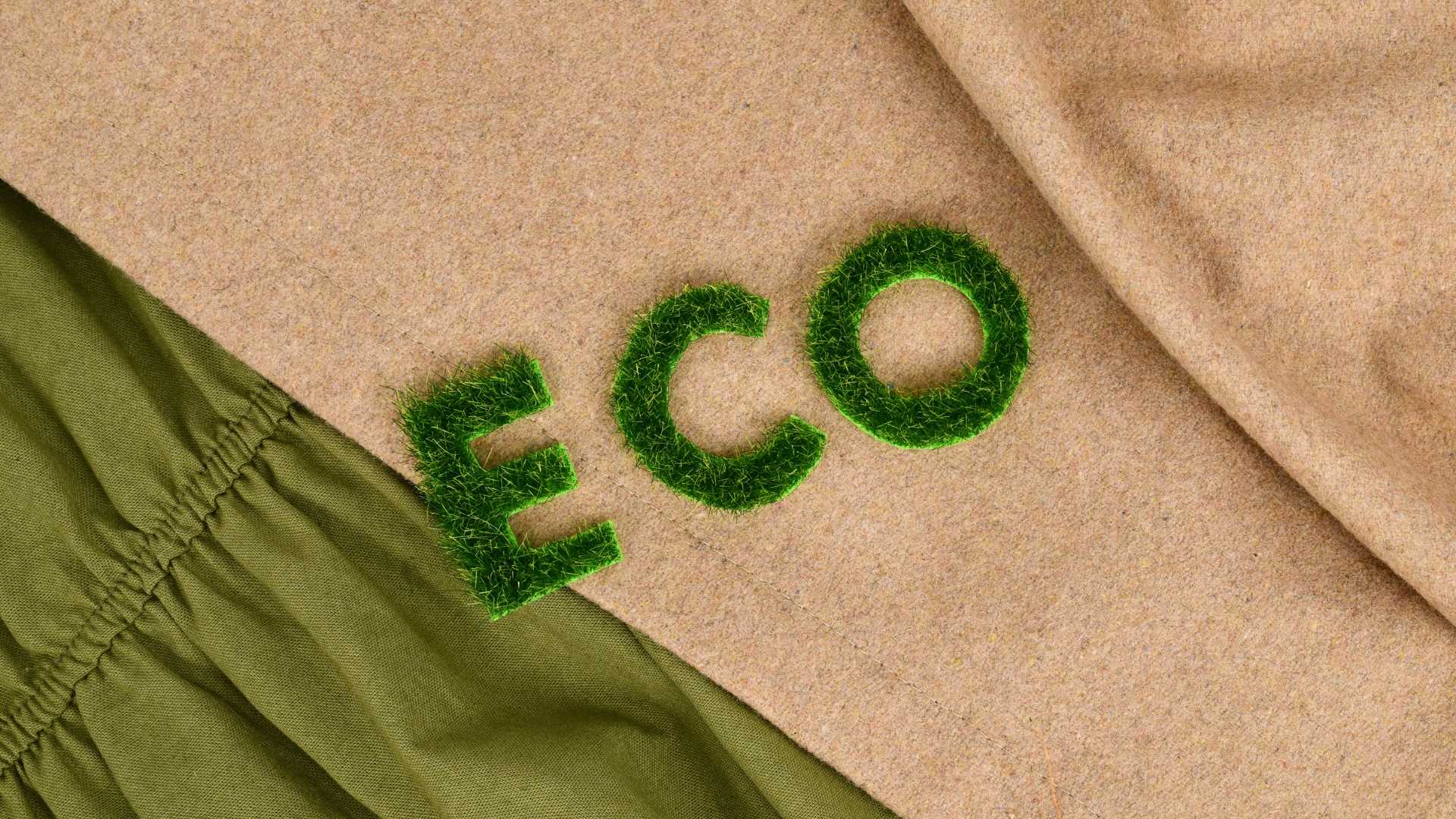 éco sur du textile 