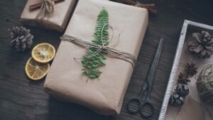 DIY paquet cadeau