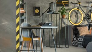 chambre avec meubles
