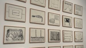 Mur de cadres photos